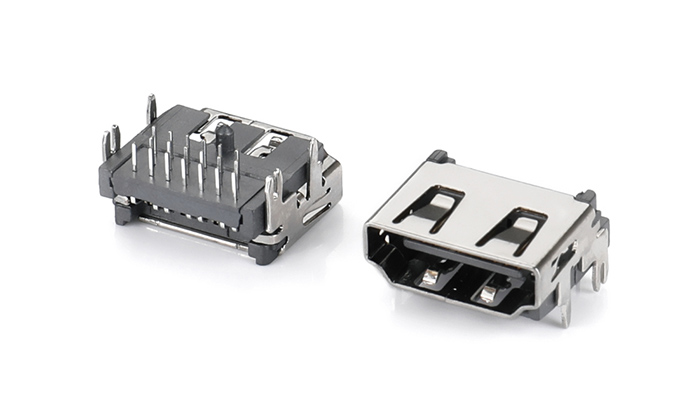 HDMI? AF 三排DIP(有柱)魚(yú)叉腳 HAF19L-11BN-51P0